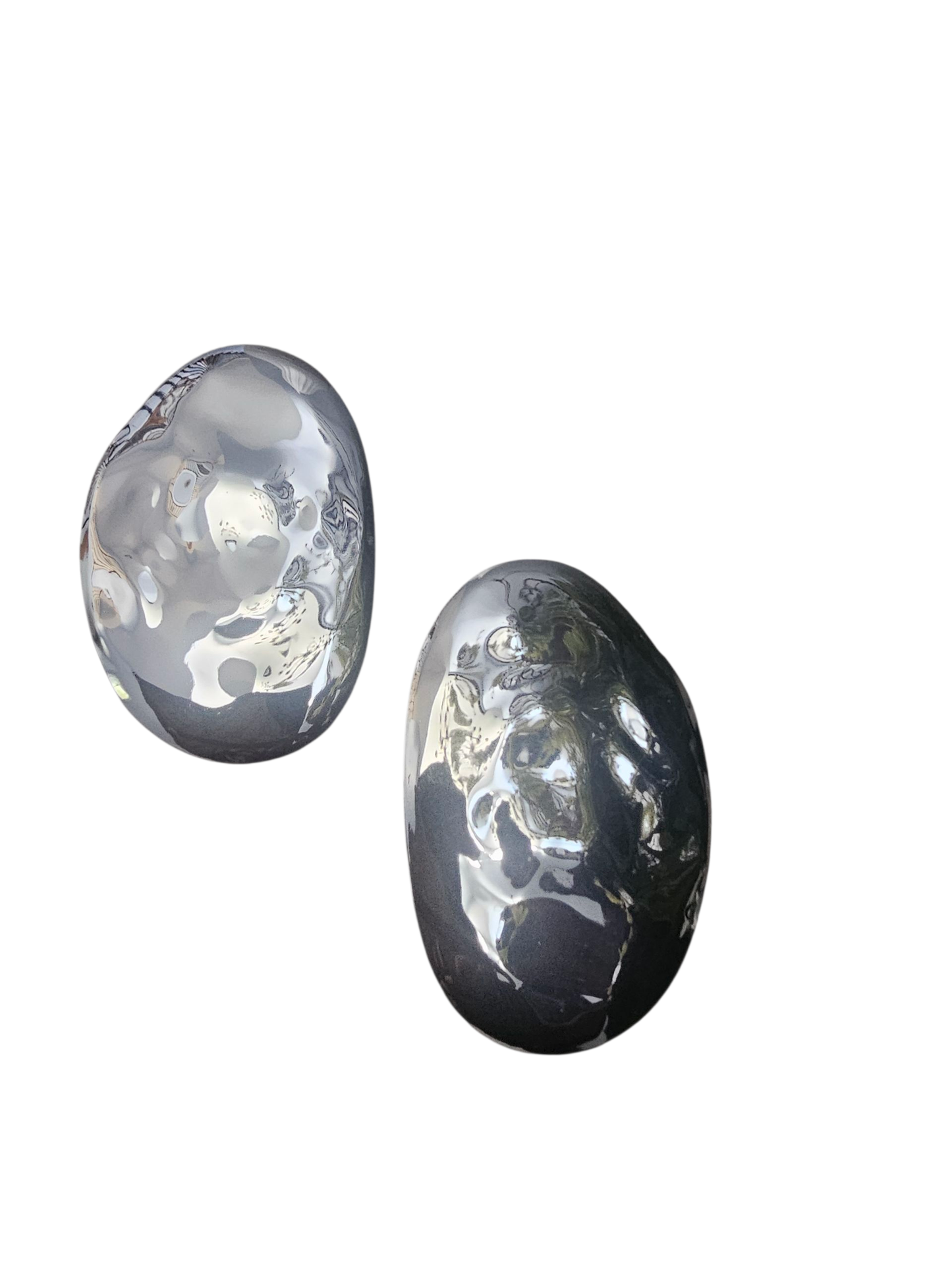 Hammered Disc Earrings