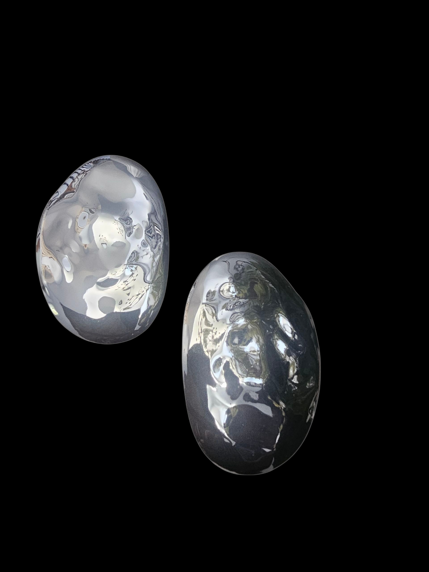Hammered Disc Earrings