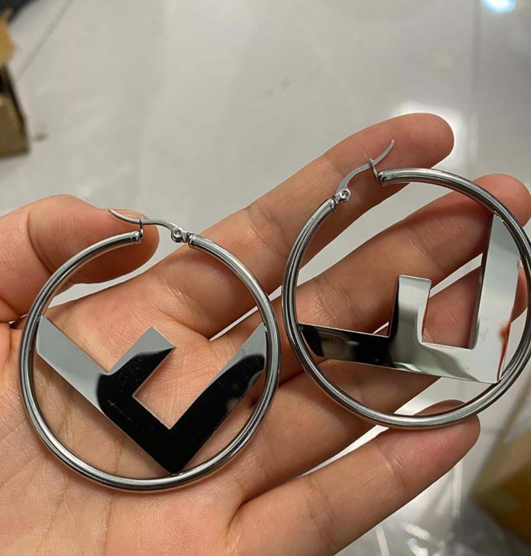 FF Classic Hoop Earrings