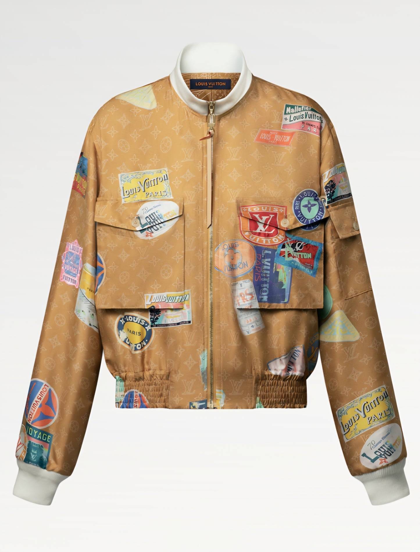 LV Travel Patch Bomber Jacket