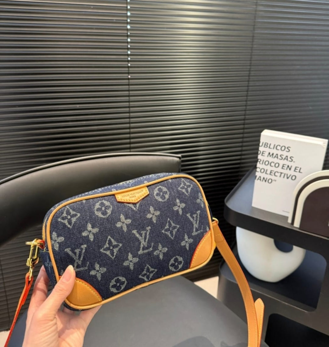 LV Coated Canvas Crossbody Bag