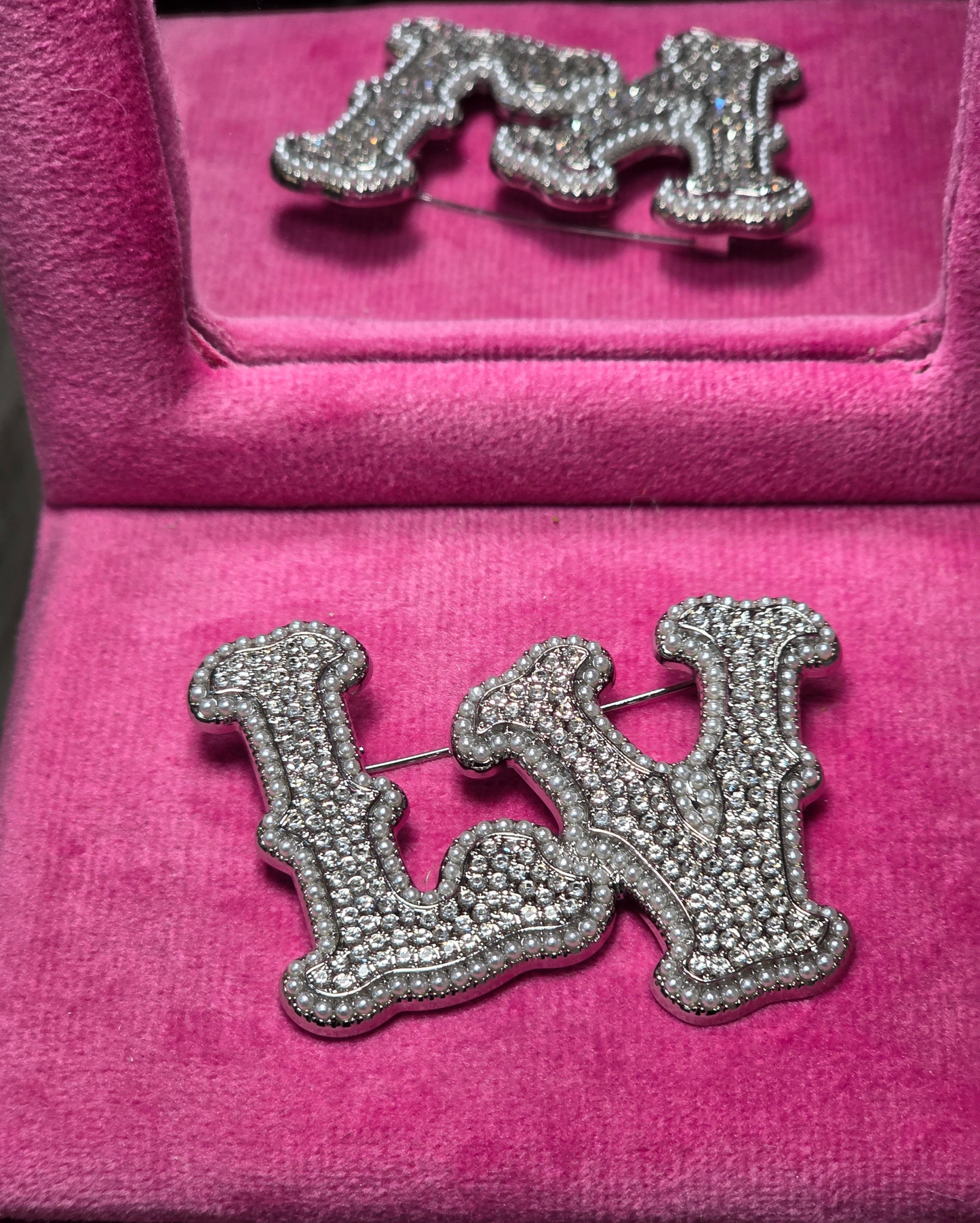LV Logo Brooch