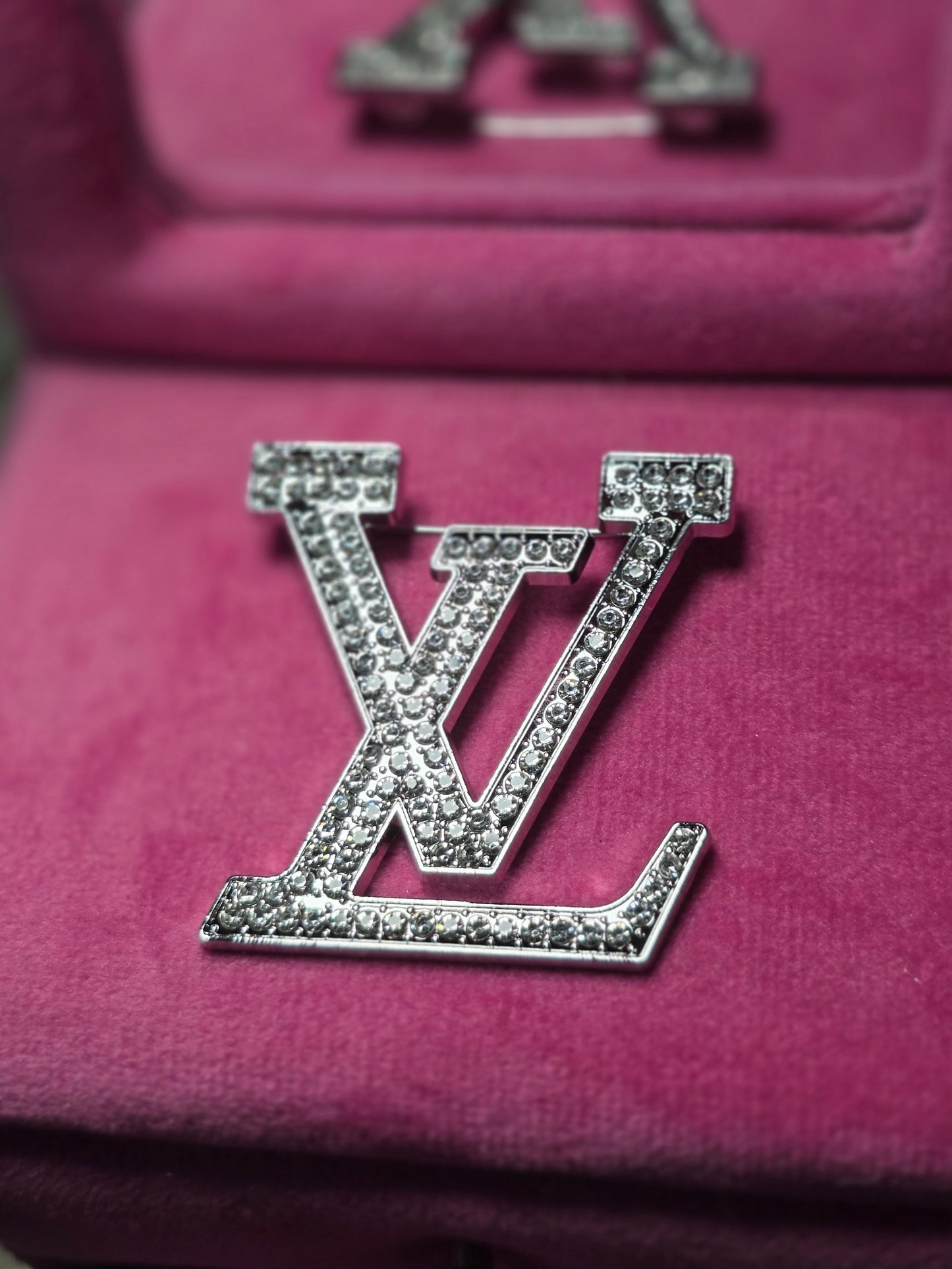 LV Logo Brooch