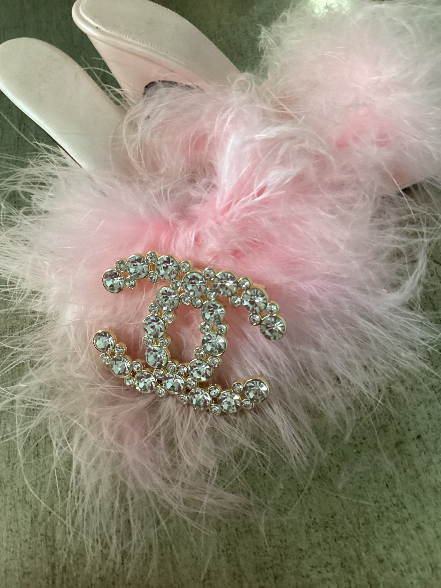 The Classic Rhinestone Large Stone Brooch