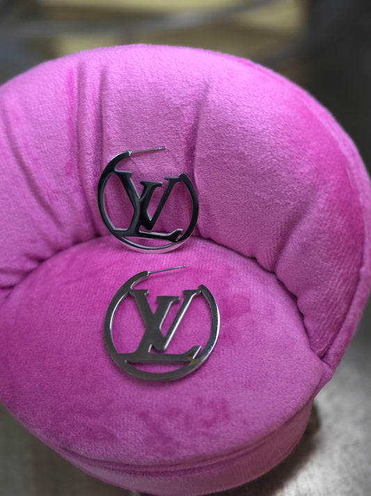 LV Silver Lightweight Hoop