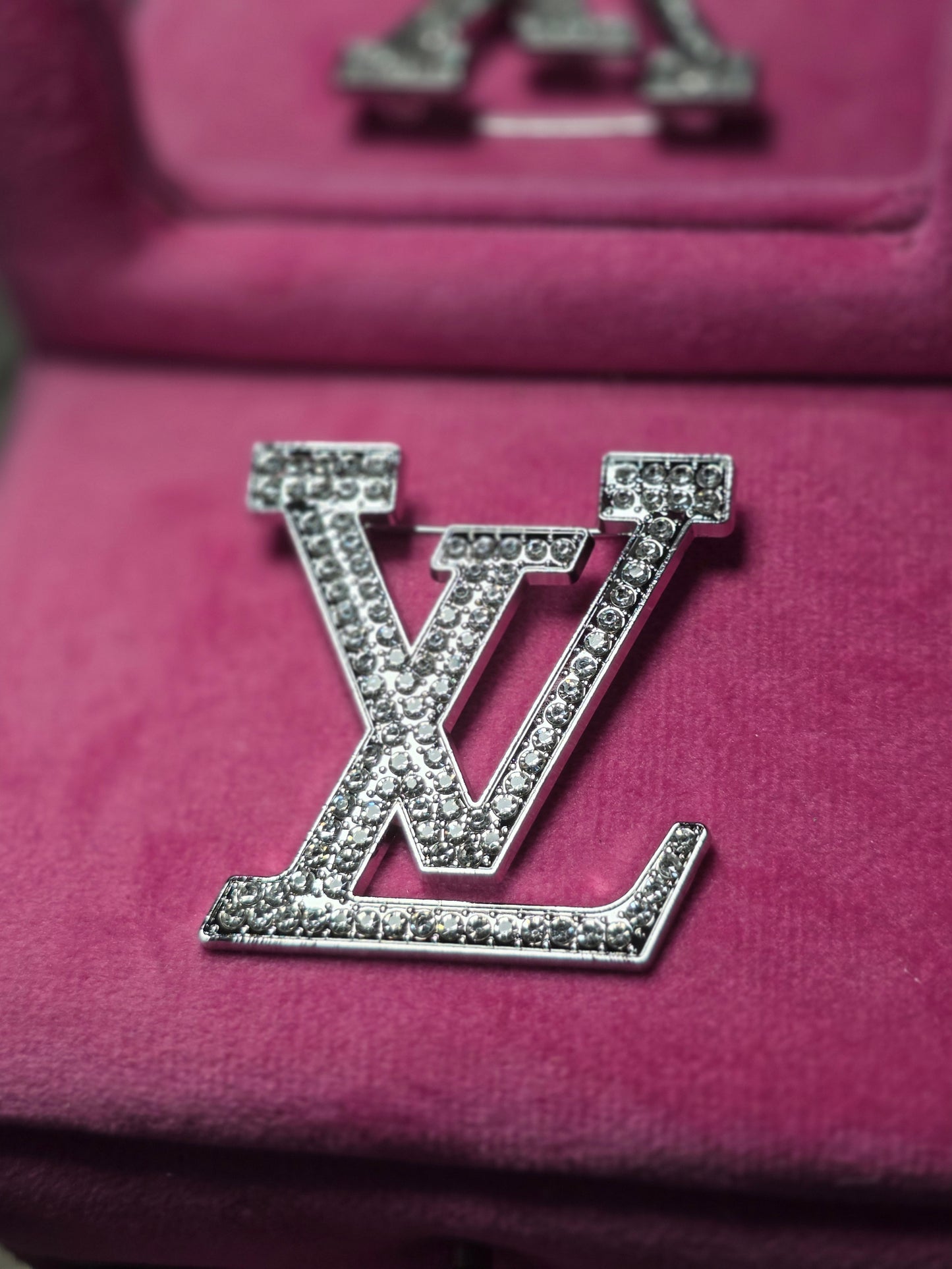 LV Logo Brooch