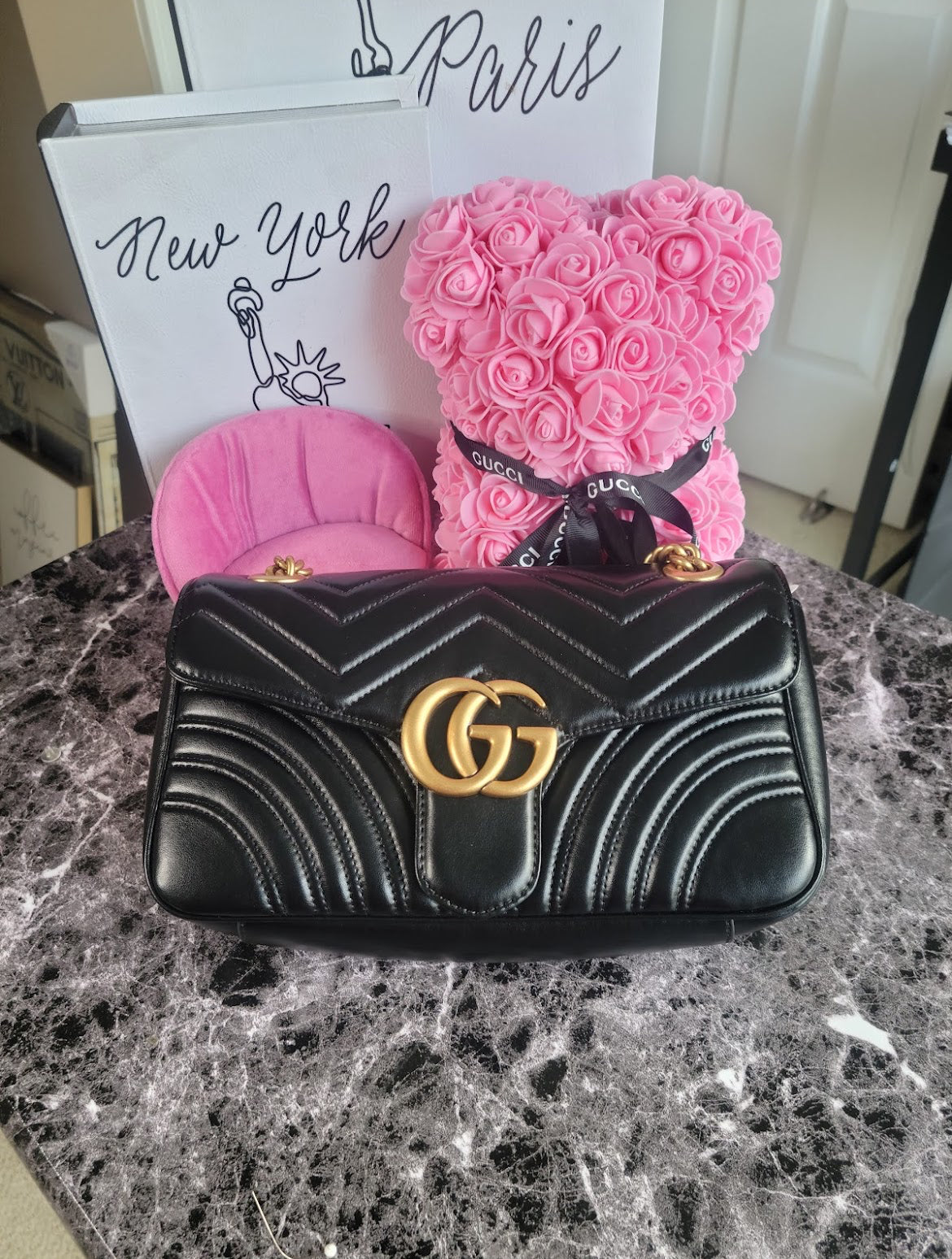 Black GG Handbag