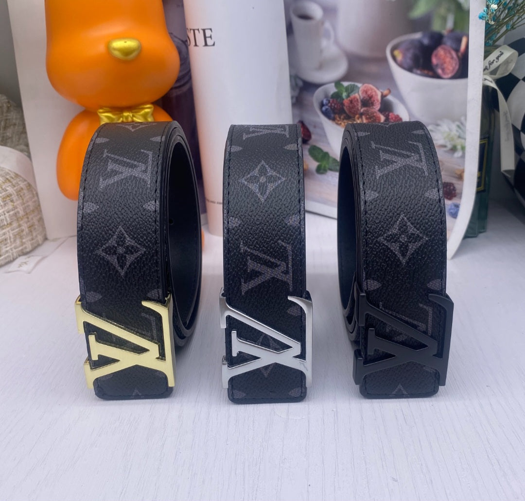 LV Black Mono Belt