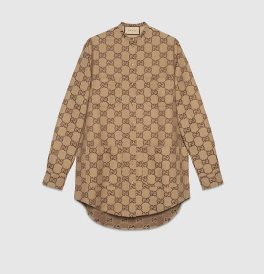 GG Maxi Canvas Shirt