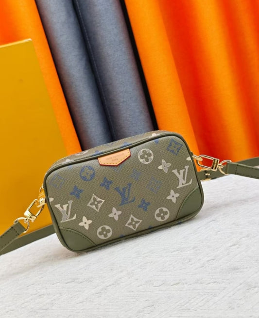 LV Coated Canvas Crossbody Bag