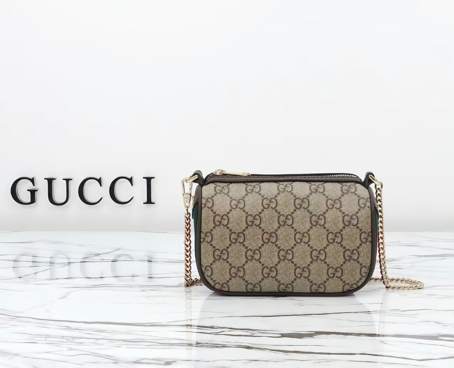 GG Mono Crossbody Web Bag