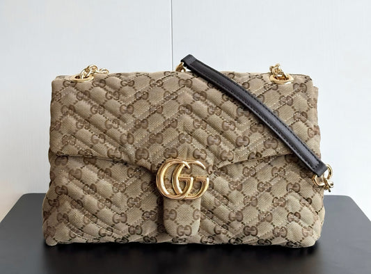 Gucci Quilted Crossbody Shoulder Bag