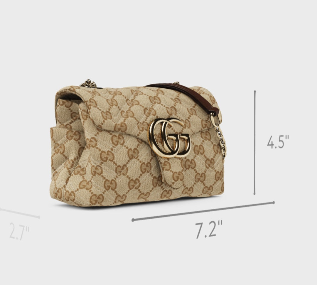 Gucci Quilted Crossbody Shoulder Bag