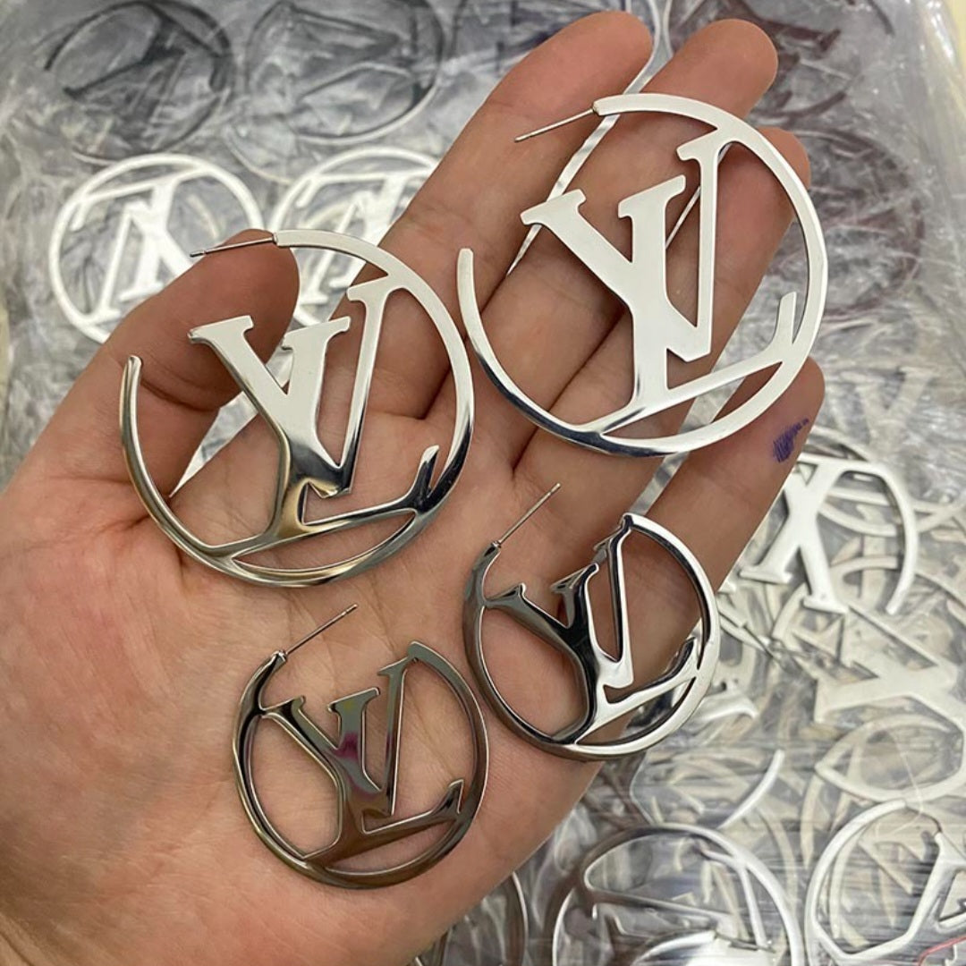 LV Silver Lightweight Hoop