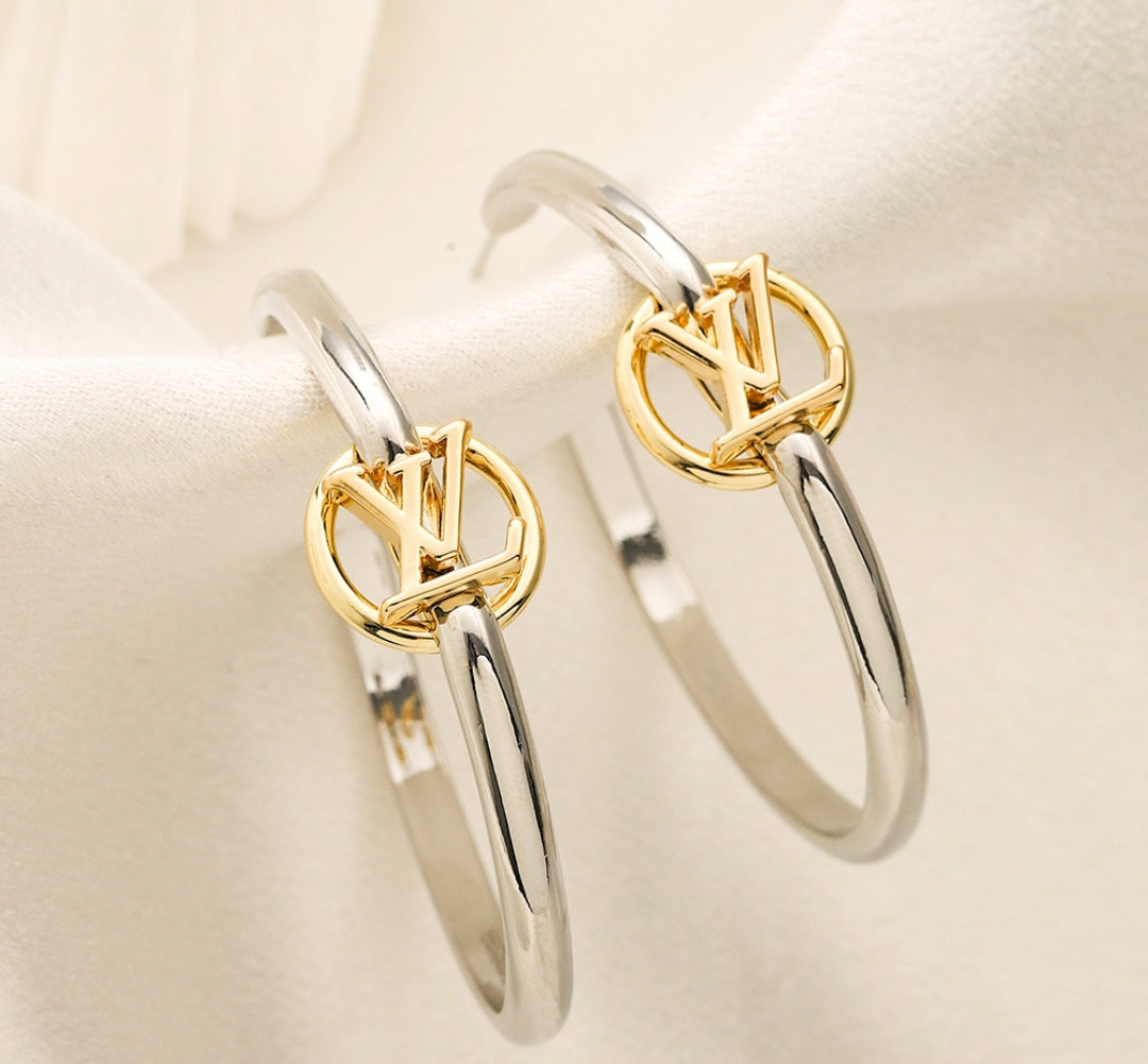 LV Classic Logo Hoop
