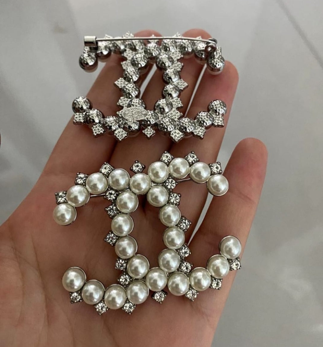 CC Classic Pearl Brooch